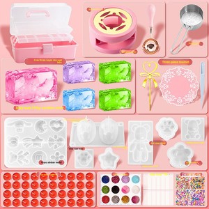 Coffret Cadeau Complet d'Accessoires DIY en Plastique pour Étudiants : Cire à Modeler, Cire Gelée, Pâte à Modeler et Slime – Plus de 24 Couleurs pour la Création Artistique - Product Image 3