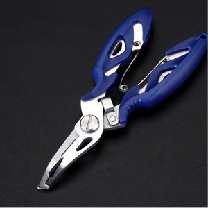Alicates de Pesca Multiusos Jiang Yue de Acero Inoxidable Azules, Mini Herramienta para Quitar Anzuelos, Pinzas de Pesca - Product Image 3