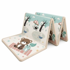 Tapis de jeu pliable multifonctionnel XPE pour bébé, grand tapis de sol compact pour pique-nique en extérieur et rangement d'appartement - Product Image 4