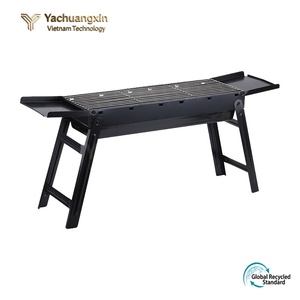 Parrilla de Carbón Plegable Yachuangxin, Parrilla Metálica para Acampar al Aire Libre, Portátil, Desmontable, Diseño Reforzado - Product Image 1