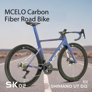 จักรยานเสือหมอบ MCELO รุ่น SK02 น้ำหนักเบา ผลิตจากคาร์บอนไฟเบอร์ พร้อมระบบเกียร์ Di2 12 สปีด และเบรกดิสก์ไฮดรอลิก SK02 คาร์บอนไฟเบอร์น้ำหนักเบา - Product Image 4