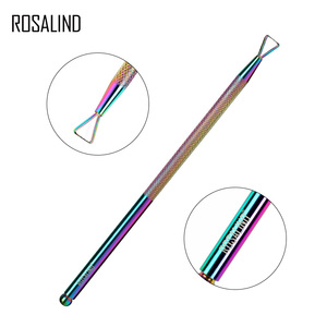 <span class=keywords><strong>Rosalind</strong></span> — accessoires pour manucure en acier inoxydable, fournitures d'ongles, tête en triangle coloré, repousse cuticule, vente en gros, dissolvant de gel - Product Image 4