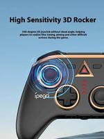 Control Inalámbrico Ipega PG-9097 para Juegos Móviles, Compatible con Genshin Impact, iOS, Steam, Android y PC, Regalo para Gamers