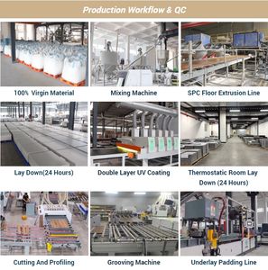 <span class=keywords><strong>Guangzhou</strong></span> balıksırtı SPC polimer döşeme tutkal aşağı <span class=keywords><strong>LVT</strong></span> tıklayın vinil tahta SPC döşeme - Product Image 5