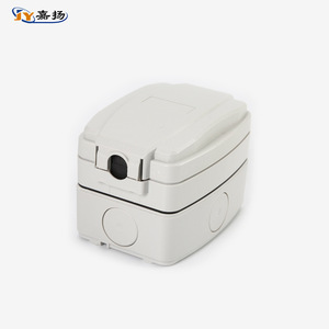 กล่องเต้ารับกันน้ำกลางแจ้ง Jiayang IP66 เต้ารับติดผนัง 1 ช่อง พร้อมฝาปิด สำหรับใช้ในห้องน้ำ - Product Image 3