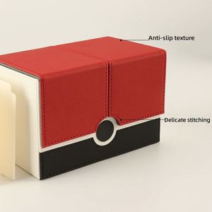 Boîte de rangement pour cartes en papier pour jeux de société et cartes TCG. Conception à double tiroir avec compartiment Commander adapté aux familles - Product Image 3