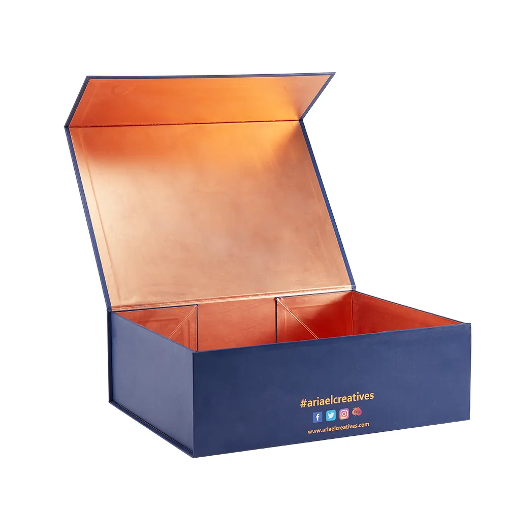Scatole regalo personalizzate jumbo di alta qualità da 18 pollici con inserto in carta regalo tradizionale in scatola