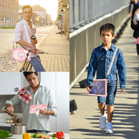 Étui antichoc triple couche pour Samsung Galaxy Tab A9 Plus 11 pouces avec support rotatif à 360°, sangle de transport et protection intégrale