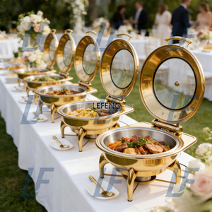 Scaldavivande Professionale a Vapore per Buffet, Capacità 6L, Risparmio Energetico, Argento - Product Image 2