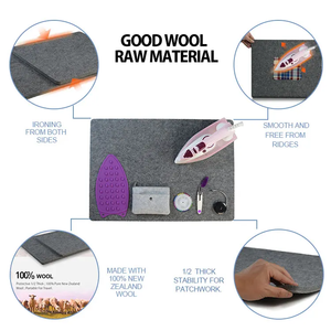 Tapis de repassage en laine 17" x 13.5" de 1/2" d'épaisseur, <span class=keywords><strong>prix</strong></span> de gros - Product Image 6