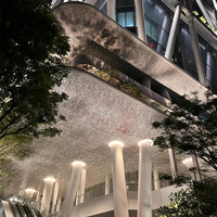 Panneau de placage en alliage d'aluminium façonné pour corniche, avant-toit, revêtement de façade, décoration de mur-rideau extérieur, ignifuge