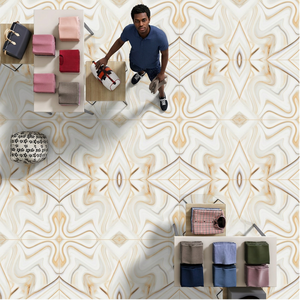 Vistaar Italian Marble Look Porcelain Tiles 24x48 Inch Full Polish Floor Wall for Premium Interior Projects - Product Image 4