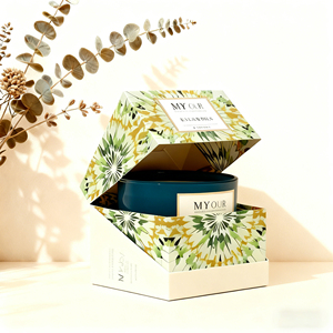 Caja Rígida Magnética de Lujo con Logotipo Personalizado, Caja de Regalo Plegable con Cierre Magnético para Velas, Joyería, Perfume, Embalaje de Cosméticos - Product Image 6