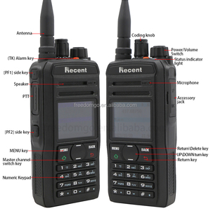 Radio Walkie Talkie Portátil RS-569D Reciente, 5W de Potencia, 1024 Canales UHF/VHF, Comunicación Bidireccional de Largo Alcance - Product Image 3