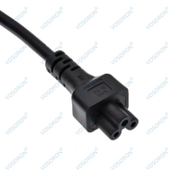 UK BS1363 prise secteur vers IEC C5 3pin câble d'alimentation pour ordinateur portable PC moniteur Type G adaptateur rallonge 30cm