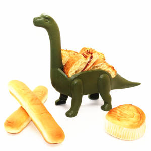 Bandeja de plástico para tacos CHRT, venta al por mayor, placa de soporte para tacos mexicanos de dinosaurio colorido Ultrasaurus para bandeja de servicio - Product Image 2