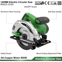 Scie circulaire électrique professionnelle 800W avec cordon, 140 mm, machine à couper le bois, scie ronde portative, outils électriques pour le travail du bois