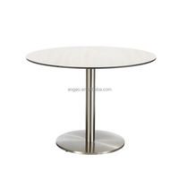 Tables et chaises de salle à manger en stratifié HPL personnalisé résistant aux rayures et aux chocs