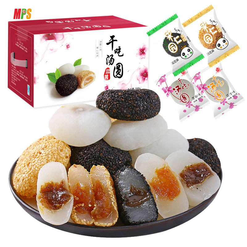 Vente en gros de desserts sucrés populaires Gâteau de riz mochi style japonais Mochi Matcha Confiture de céréales fourrée