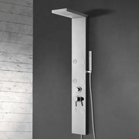 Chine salle de bain douche vapeur Massage colonne de douche robinet en laiton panneau de douche en acier inoxydable