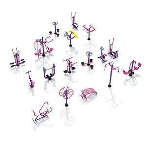 Équipement de <span class=keywords><strong>fitness</strong></span> extérieur durable en acier galvanisé Liben LE.JS.089, pour adultes, utilisation en parc, avec garantie d'un an. - Product Image 1