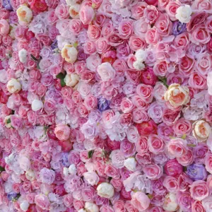 איתן ולא קל ליפול להפשיל תפאורת רקע חתונת סימולציה אמנות 3d מלאכותי פרח קיר פנלים פרח זר