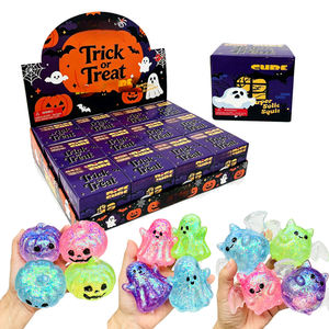 <span class=keywords><strong>Promo</strong></span> Halloween : Ensemble de jouets compressibles en maltose à paillettes, motifs fantôme, citrouille, chauve-souris, à récupération lente, pour la collection anti-stress et le jeu de la Bonne ou la mauvaise veille - Product Image 6