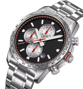 นาฬิกาควอตซ์ผู้ชายยอดนิยมปี 2025 สายสแตนเลสกันน้ำ นาฬิกาจักรกลคุณภาพสูง นาฬิกาธุรกิจพร้อมส่ง - Product Image 3