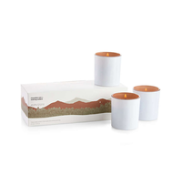 Boîte à bougies de luxe à couvercle rabattable, boîtier personnalisé, blanc directement à l'usine, vente en gros, pièces