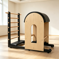 Appareil de Pilates professionnel Wood Ladder Barrel pour l'étirement du tronc, la correction de la colonne vertébrale et l'entraînement en studio de fitness