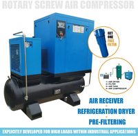Compresseur d'air industriel avec réservoir et sèche-linge, système de compression d'air, 20hp/15kw-8 1cfm/150psi, livraison gratuite