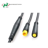 Câble Connecteur Étanche M8 Mini 2 à 7 Fils, Fiche Droite pour Panneaux Solaires, Capteurs, Bande LED