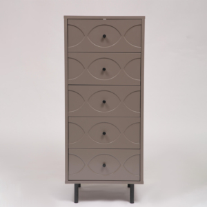 Gabinete de bambú de diseño moderno de lujo para el hogar, muebles de almacenamiento de acero de pie alto, armario delgado para sala de estar y dormitorio - Product Image 2