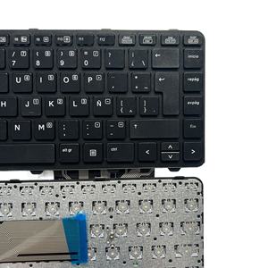 Pour HP ProBook 640 440 G1 440 445 G1 G2 640 <span class=keywords><strong>645</strong></span> série Latin LA clavier d'ordinateur portable Teclado couleur noire - Product Image 1