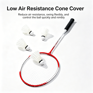 Raquette de badminton en graphite intégral légère 4U pour les joueurs de club, contrôle et performance - Product Image 2