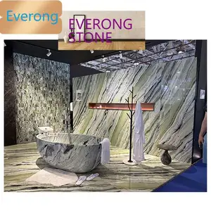 New Quarry Green Marble Stone for Villa Flooring and Wall Decoration