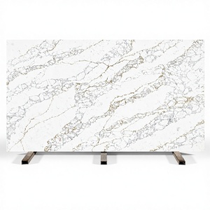 Losas Grandes de Cuarzo Dorado de Vietnam - Solución Moderna de 20 mm de Espesor para Cocinas, Baños y Encimeras de Hoteles - Product Image 1