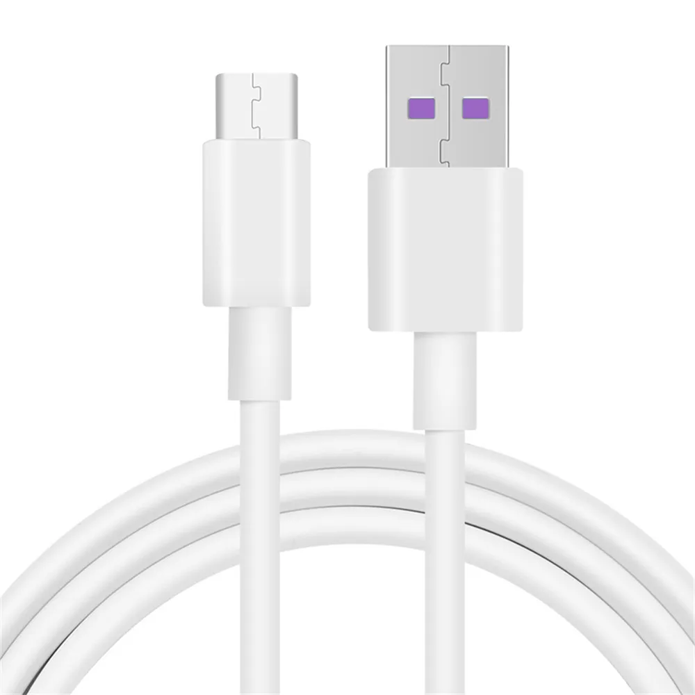 For Huawei 5A Type C Cable P30 P20 Pro lite Mate 30 20 10 Pro P10 Plus lite USB 3.1 Type-C Supercharge Super Charger Cable