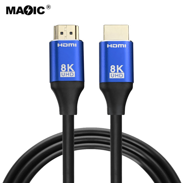 2022 OEM HDMI 2.1 Cable 8K 60Hz 120Hz 48gbps Fiber Optic Cable for PS5 TV Box Projector HD Audio Video Cable 8K 1.5M 3M 5M