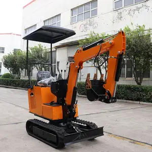 1 TON Mini Hydraulic Crawler Excavator For Garden And Farm