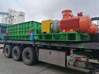 Concasseur à rouleaux dentés, capacité 1200t/h, moteur AC et commande PLC, pour le traitement du charbon et des minerais dans les centrales de lavage et l'exploitation minière