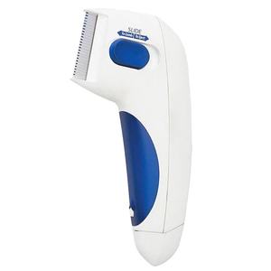 Peigne Électronique Anti-Puces et Anti-Lentes <span class=keywords><strong>pour</strong></span> Animaux de Compagnie, en Acier Inoxydable, Double Face, avec Boîtier en Plastique, <span class=keywords><strong>pour</strong></span> Chats et Chiens - Product Image 1