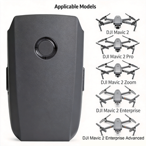 Batterie LiPo de remplacement ONEDRAW 3850mAh 4S 15.4V pour drone DJI <span class=keywords><strong>Mavic</strong></span> <span class=keywords><strong>2</strong></span> <span class=keywords><strong>Pro</strong></span> Zoom <span class=keywords><strong>Enterprise</strong></span> <span class=keywords><strong>Advanced</strong></span>, coque ABS, longue durée de vol - Product Image 2