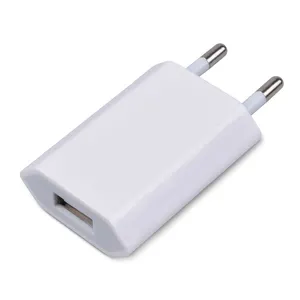 Mini blocco di ricarica all'ingrosso 5V 1A 5W caricatore da muro ue adattatori di alimentazione portatili caricabatterie Usb da viaggio ca per Iphone Samsung