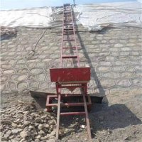 Machine de construction électrique pour usage domestique, convoyeur mécanique de protection de pente pour le chargement de béton et le chargement en pente