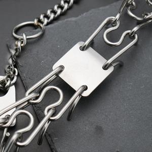 Collier de dressage de chien en acier inoxydable 304, collier de chaîne anti-traction pour la correction du comportement - Product Image 4