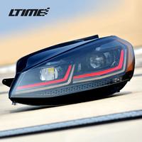 Ensemble de phares de voiture, phares LED modifiés pour Volkswagen Golf 7.5 MK7.5 2018-2020
