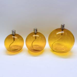 Ambra regalo di nozze di vetro lampada ad olio candelabro per decorare la lampada di notte - Product Image 2