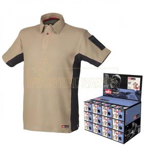 8774-040-S ยืดโปโลสตาร์ทอุตสาหกรรมชุดทำงานเสื้อโปโลยืดได้สวมใส่สบาย - Product Image 1