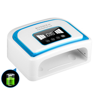 Lampe de séchage d'ongles LED UV rechargeable sans fil avec écran tactile LCD